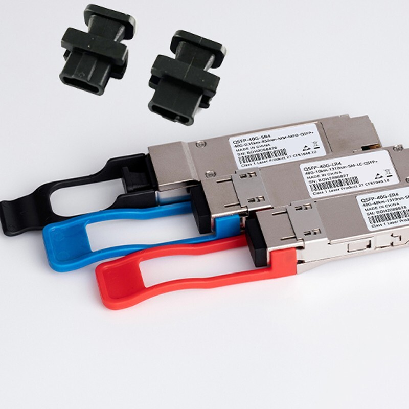 QSFP+ QSFP28 Dust Covers Anti-Dust Caps MTP/MPO QSFP+ QSFP28 Optical Module