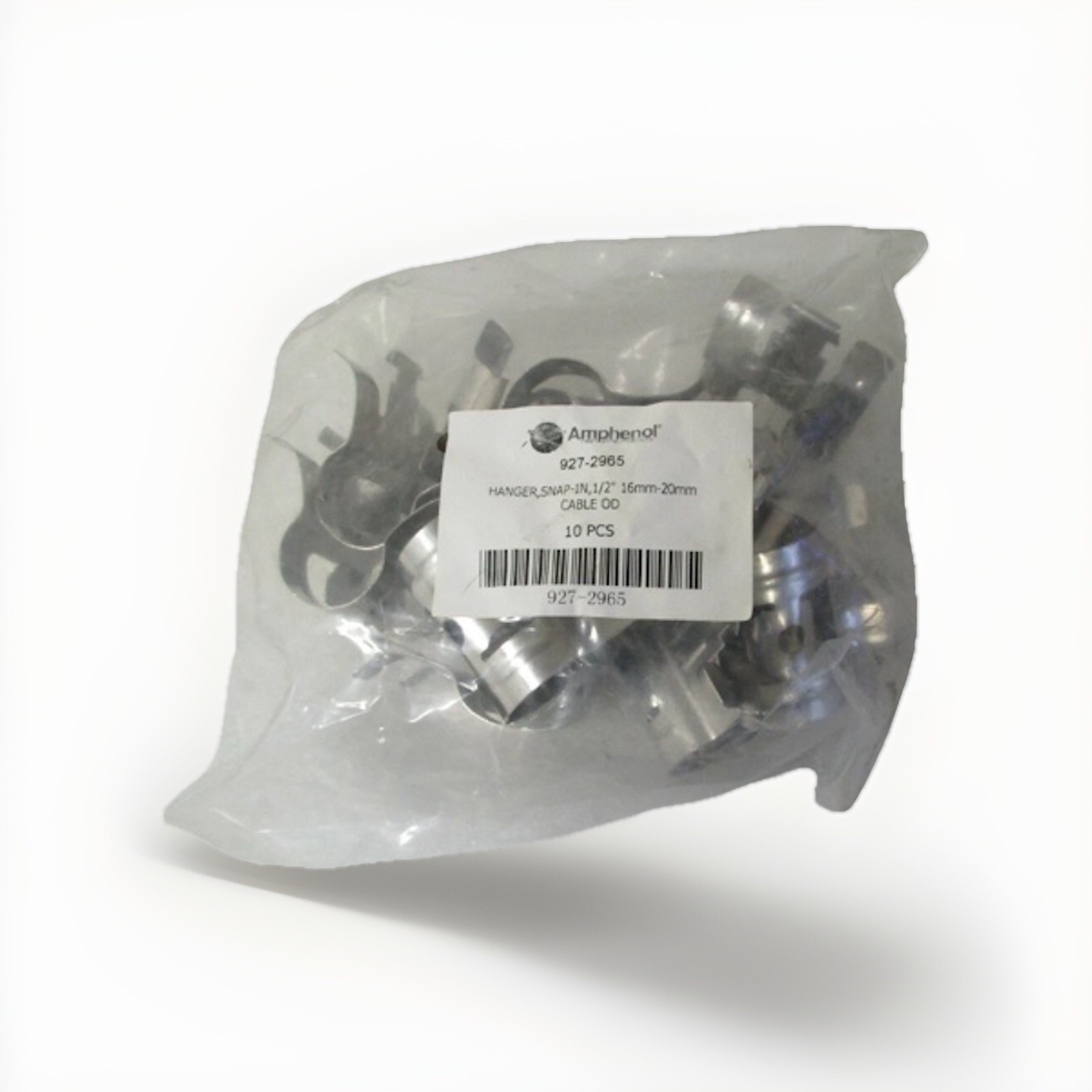 Qty (50) Amphenol Hanger Snap-In 1/2” 16-20mm Cable OD 927–2965