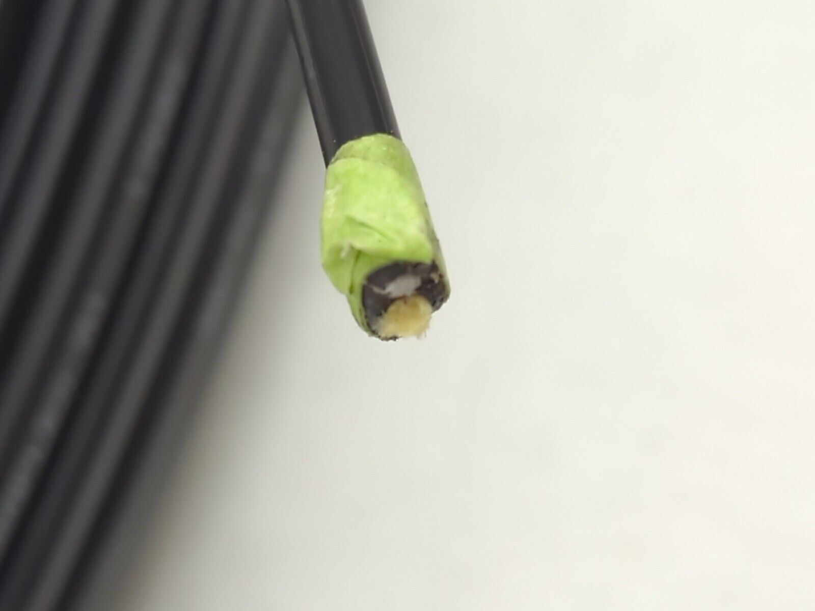 300FT Fiber Optic Flat Drop Cable Hardened SC/APC to Open End, H-Connector SMF 1