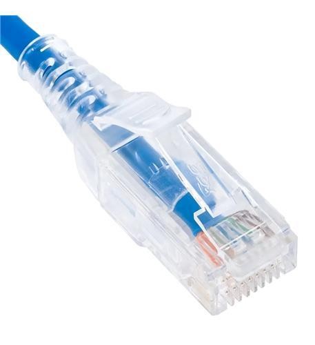 ICC ICCICPCSH05BL CAT6 Slim Ethernet Patch Cord – 5′ – Blue