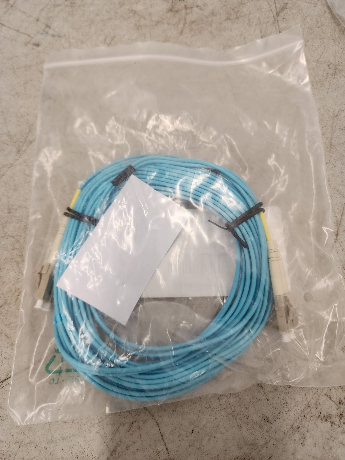5)Monoprice Multi-Mode OM3 Fiber Optic Cable LC-LC UL 2mm 50/125 OFNR Duplex 7mm
