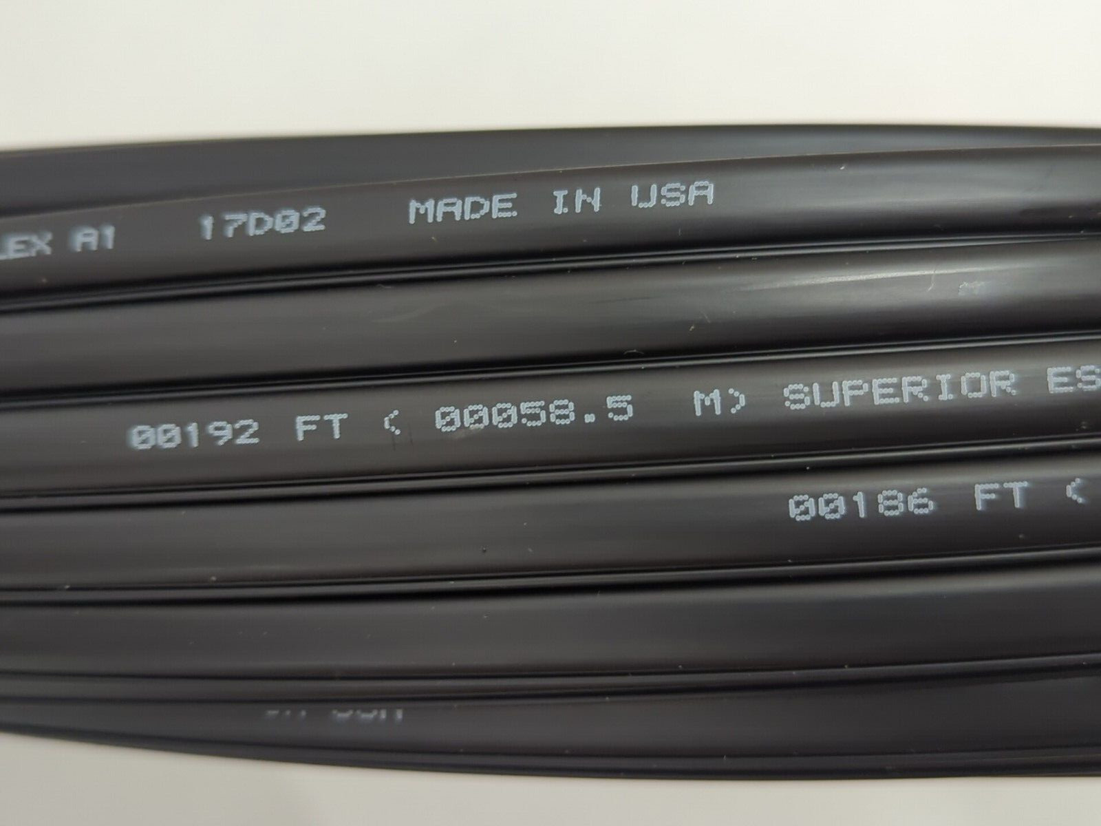 300FT Fiber Optic Flat Drop Cable Hardened SC/APC to Open End, H-Connector SMF 1