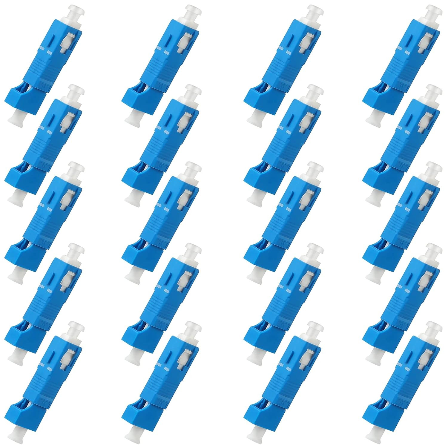 20 Pack Singlemode SC/UPC Male to LC/UPC Female Adapter Fiber Optic Connector FT