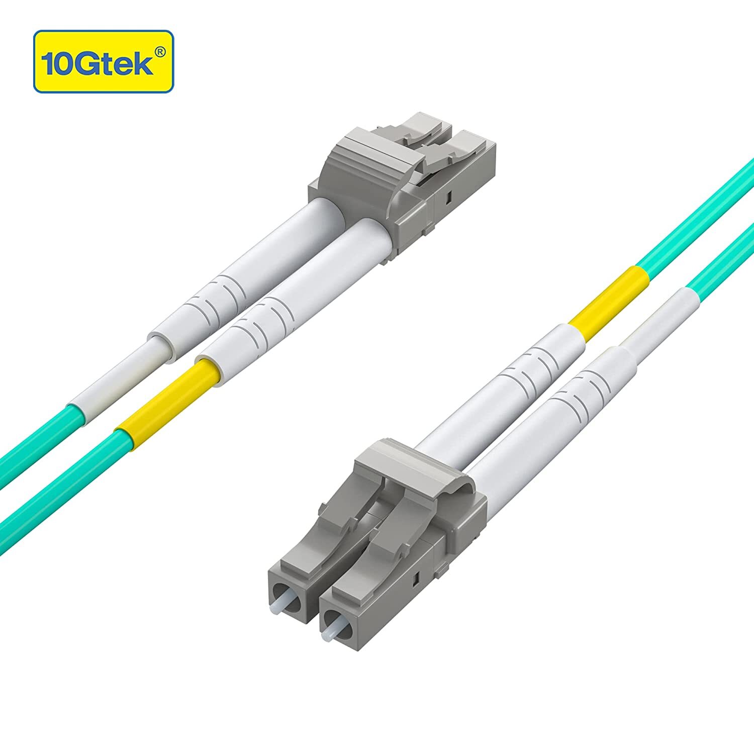 10G OM3 LC to LC Fiber Patch Cord 50/125 Multi-Mode Duplex LC Cable 50 meter