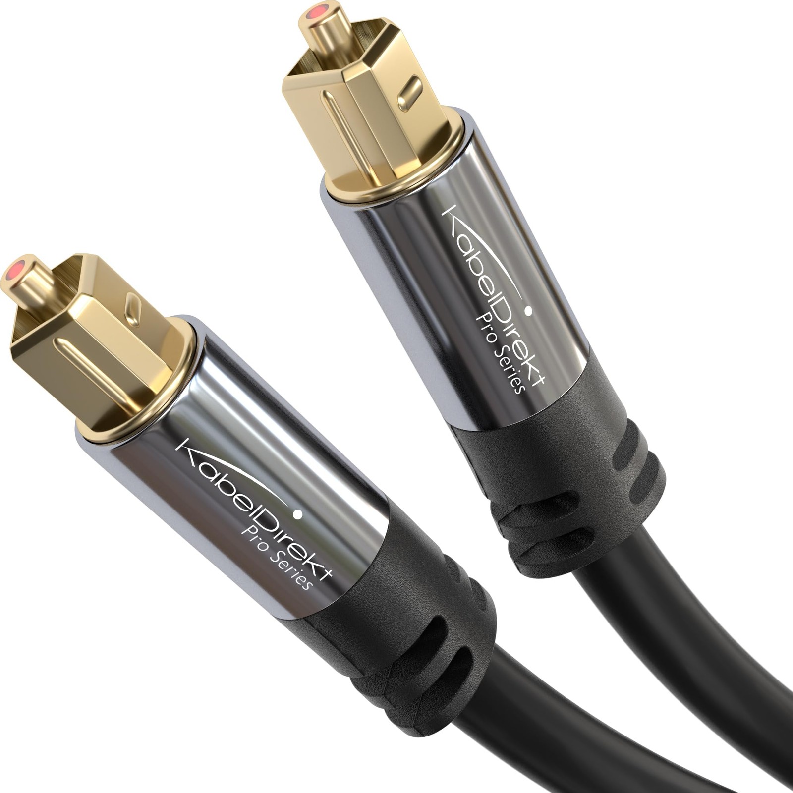 TOSLINK – Optical Audio Cable – 50ft – Fiber Optic Cord, S/PDIF Digital Audio…