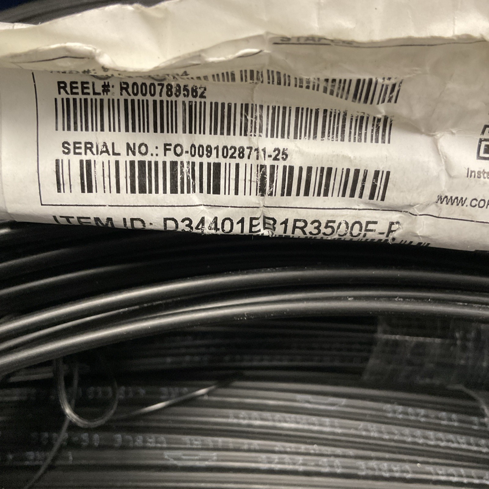CORNING Flat Fiber Optic DROP PUSHLOK 1f roctdrp pushlokpot/sca326 500 ft