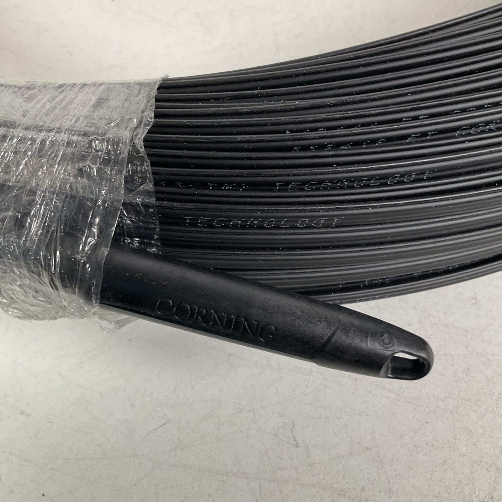 CORNING Flat Fiber Optic DROP PUSHLOK 1f roctdrp pushlokpot/sca326 500 ft
