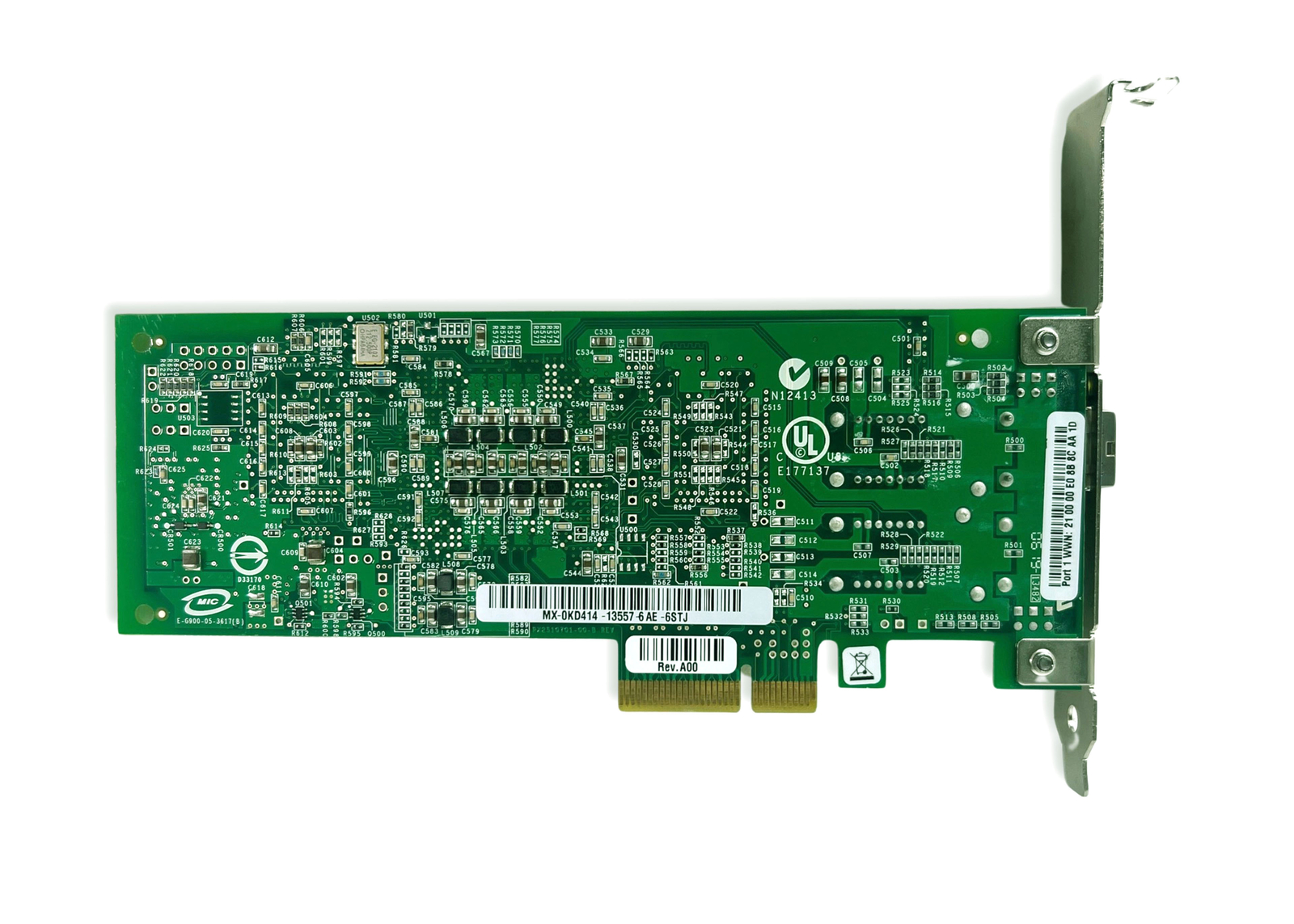 Genuine Dell QLogic QLE2460 4Gb Fiber Channel HBA PCI-E Card – PX2510401 KD414