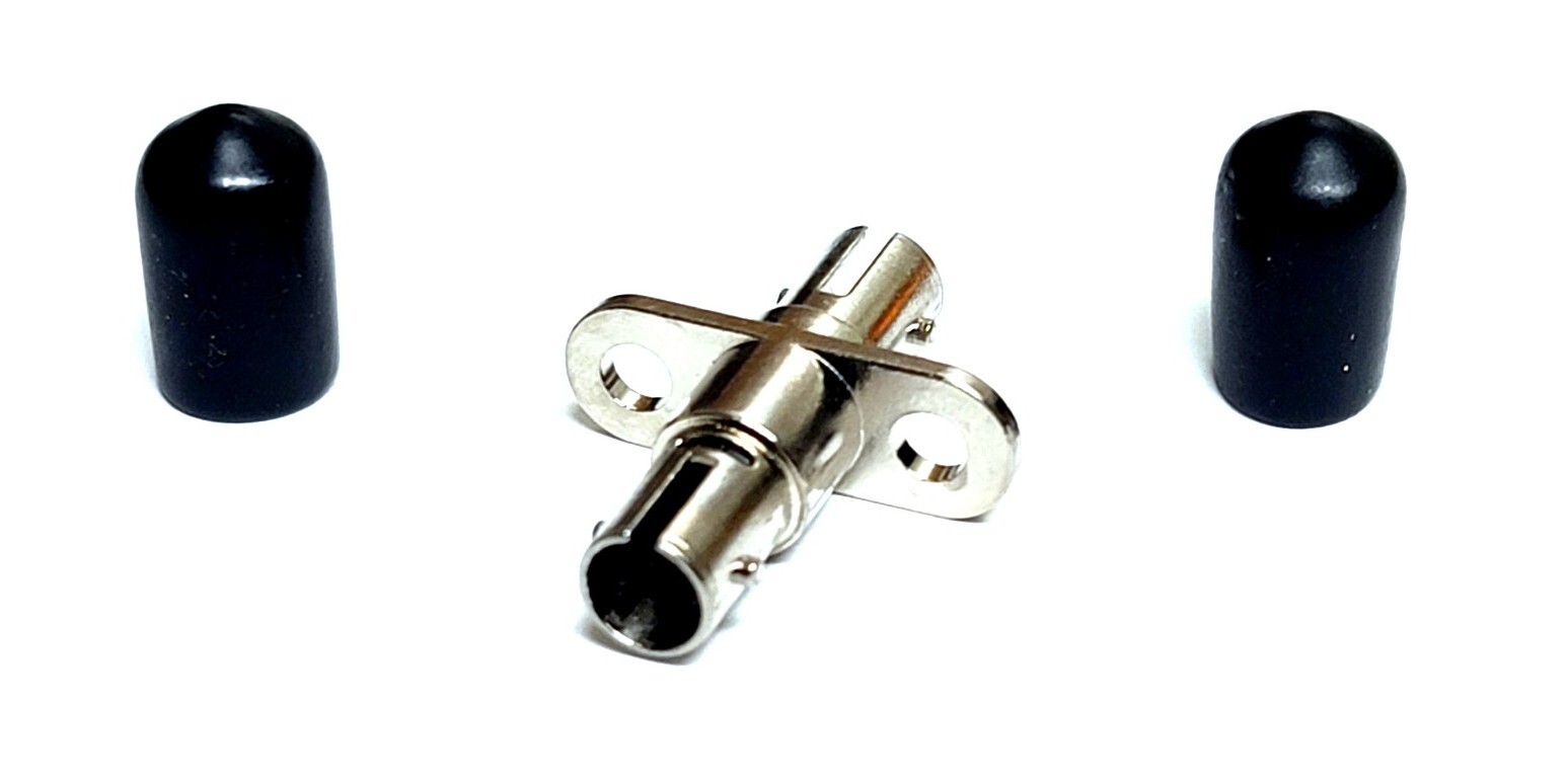 3M 6111, Coupling ST MM Simplex, Fiber Optic Coupling, ST Flanged MM Connector