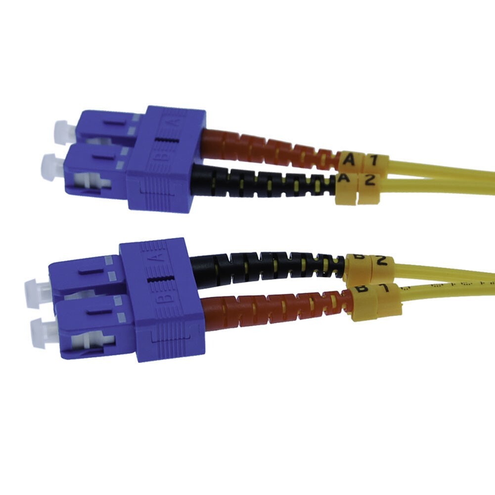 7M SC/UPC-SC/UPC Duplex Single Mode Fiber Optic Optical Patch Cable OFNR/LSZH
