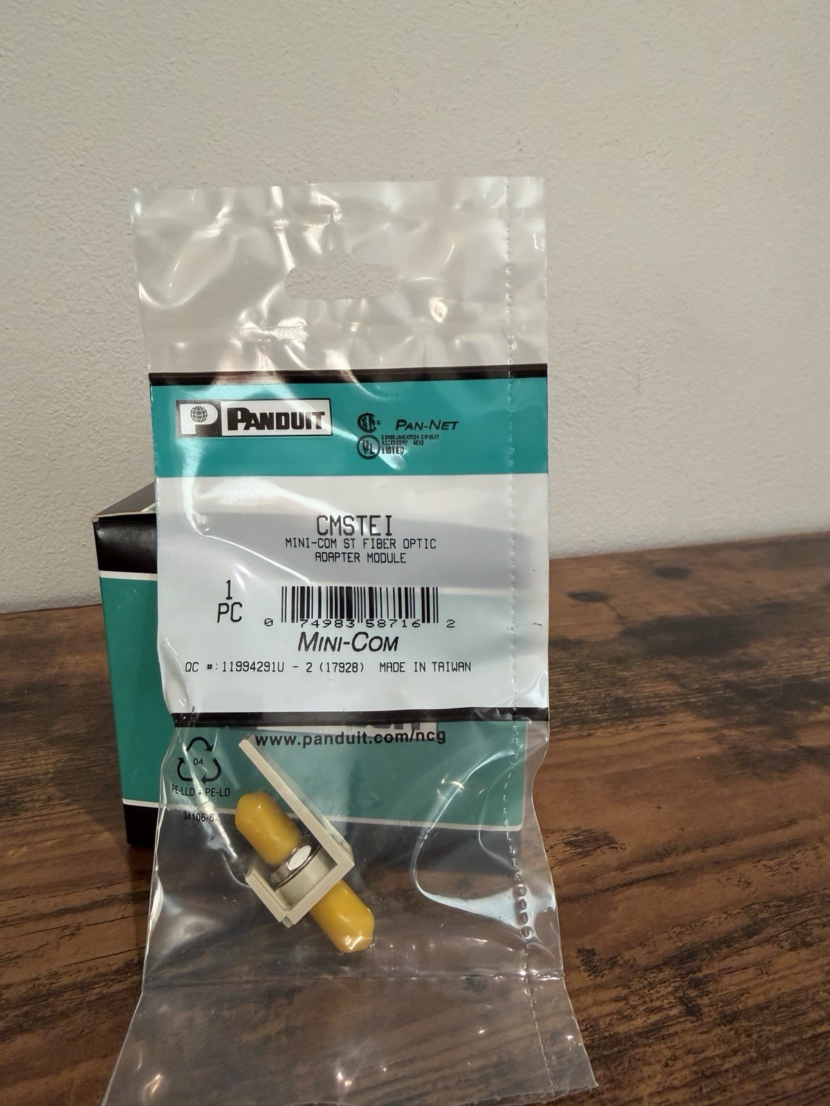 Panduit Mini-con St Fiber Optic Barrel CMSTEI Box of 10 New Free Shipping