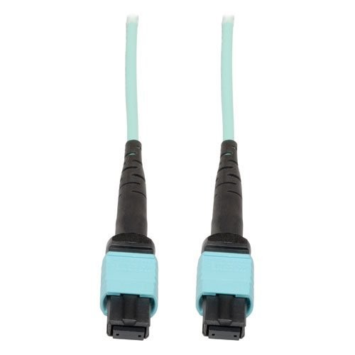 Tripp Lite N84403M12P 3M MTP/MPO Patch Cable 12 Fiber Aqua