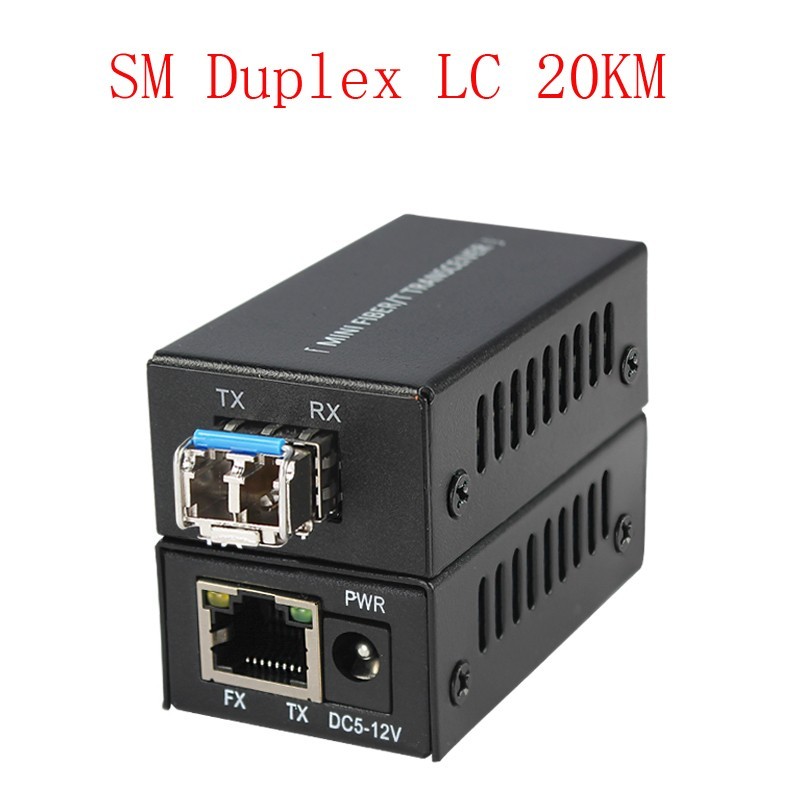 1000M Mini LC SFP Fiber Optic Transceiver 1.25Gb/S SM MM Single Duplex Fiber 3KM