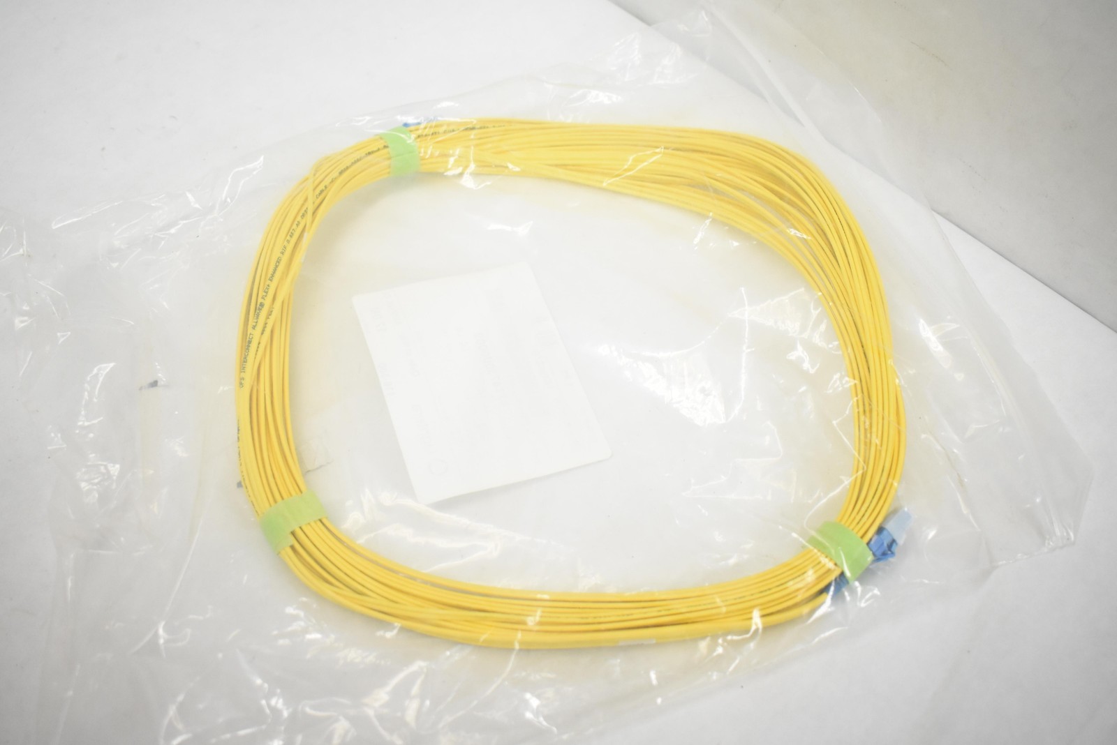2 Lightera LC-LC Fiber Optic Patch Cable 17m Yellow Made in USA UPC 671473000002