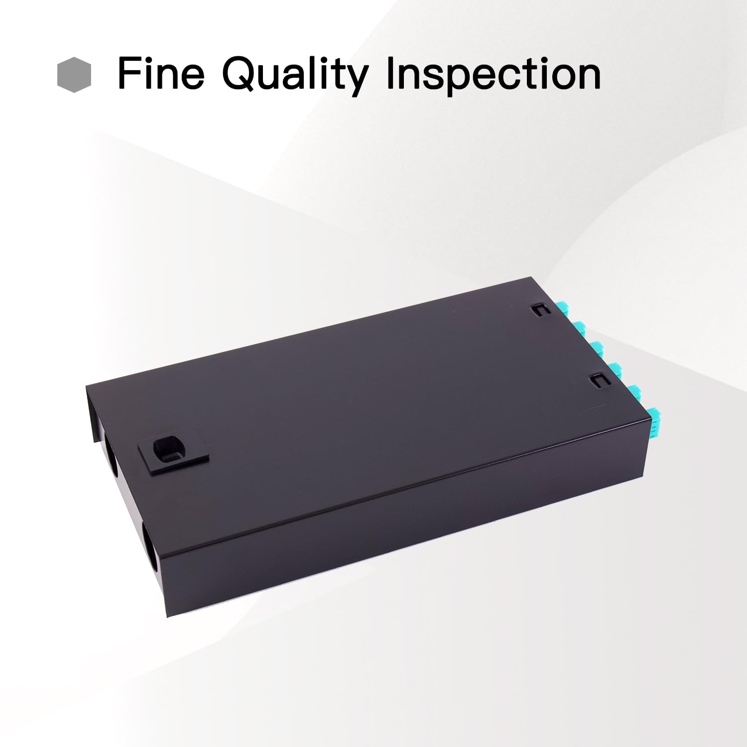 Fiber Enclosure Multimode Wall Mount Box, LC-MM 12 Port OM3, Included LC-UPC MM