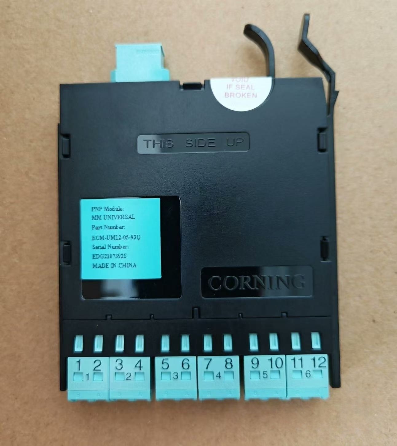 CORNING MPO MTP -12 to 6x LC Duplex Type A 12 Fibers OM3 MTP/MPO Cassette