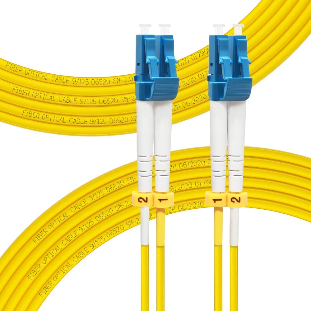 10M 33ft OS2 LC to LC Fiber Patch Cable Single Mode Duplex 9/125um SMF 2 PCS