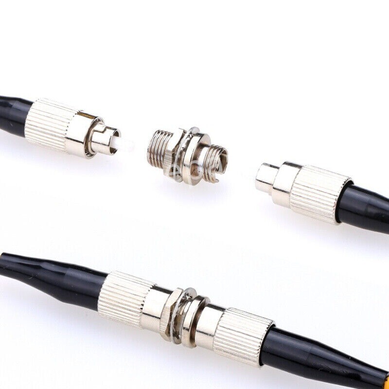 50Pcs FC-FC APC SM Fiber Optical Connector Optic Adapter Flange Coupler FC to FC