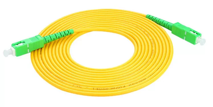 2pcs of 1.5 meter optical fiber jumper SC/APC-SC/APC Connector single mode