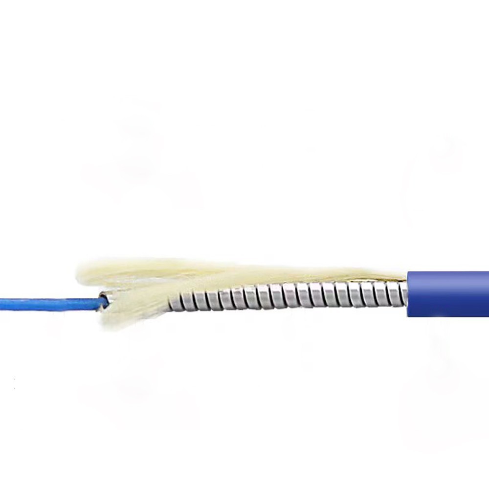 Steel Armored Fibre Opitca SC/UPC-SC/UPC 2M/3M FTTH Armoured Rat-Proof Cable