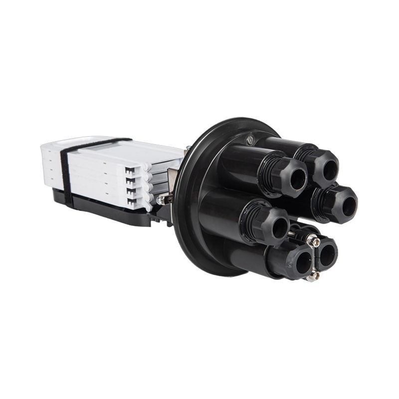 96 Core Fiber Optic Dome Splice Closure Box Heatshrink Enclosure FTTH 2 in 4 out