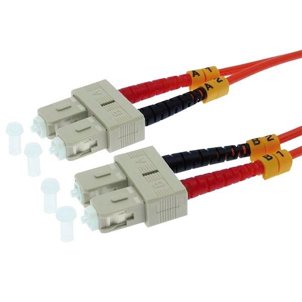 10FT 3m SC to SC Duplex Multi Mode 62.5/125 Fiber Optic Optical Patch Cable Cord