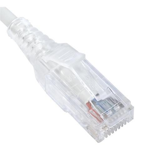 ICC ICCICPCSH01WH CAT6 Slim Ethernet Patch Cord – 1′ – White