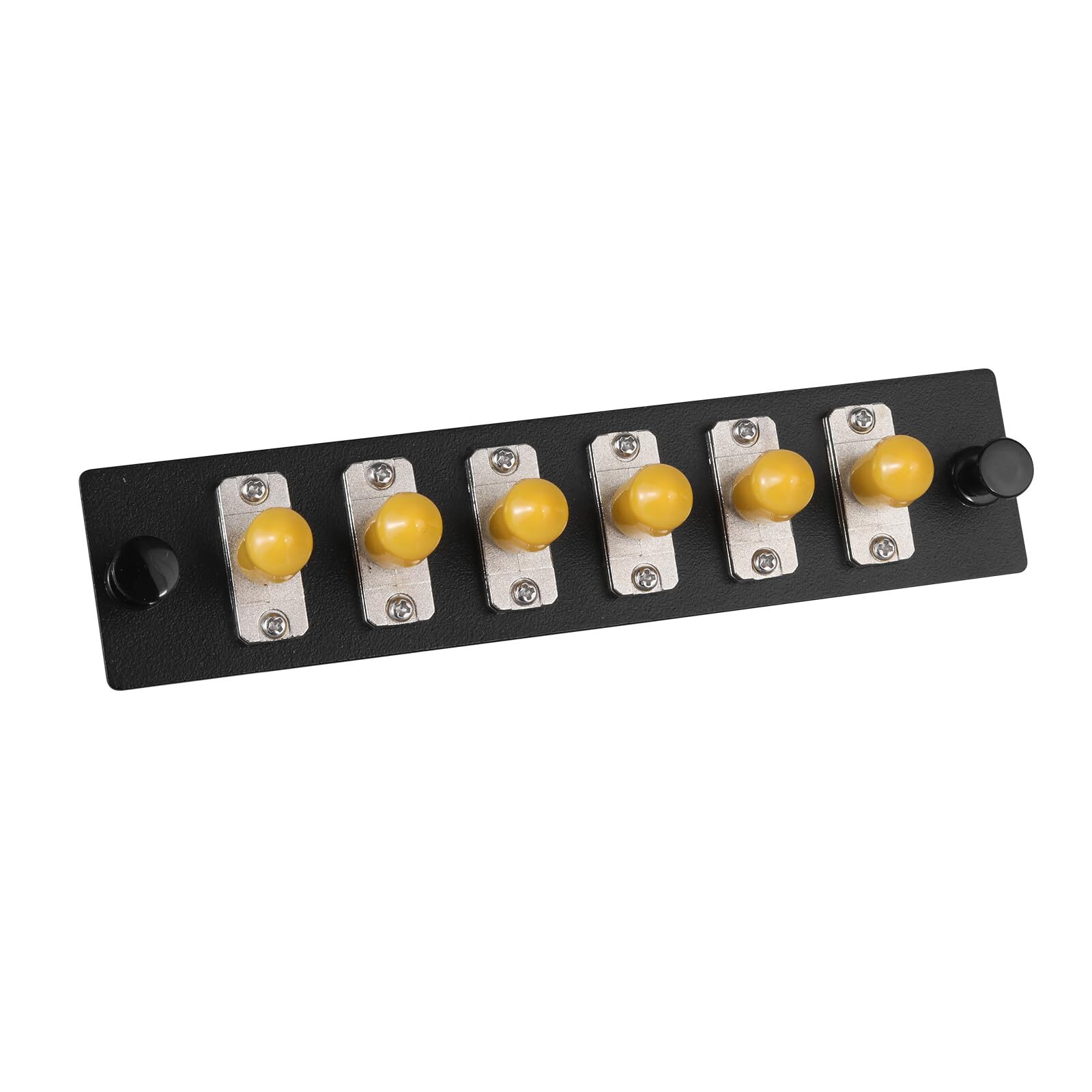 6 Simplex SC/UPC-ST/UPC Fiber Patch Panel with Simplex Singlemode Metal SC-ST…
