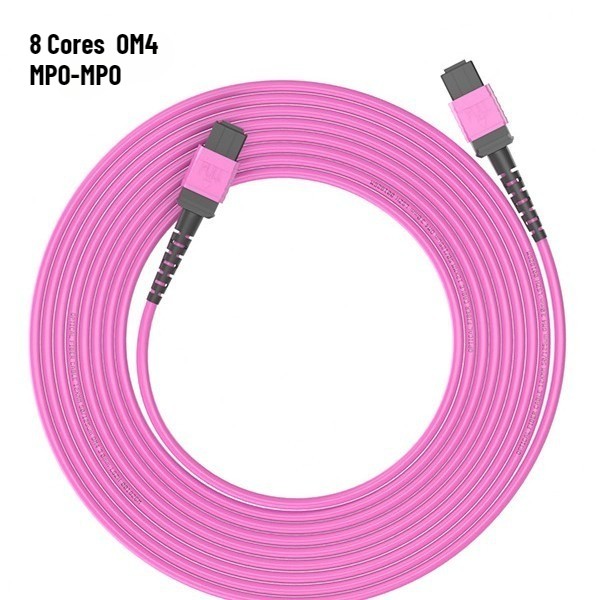 TypeB 1-30M MPO Male to MPO Female OM4 Fiber Opticial Patch Cord MTP 8|12F Type