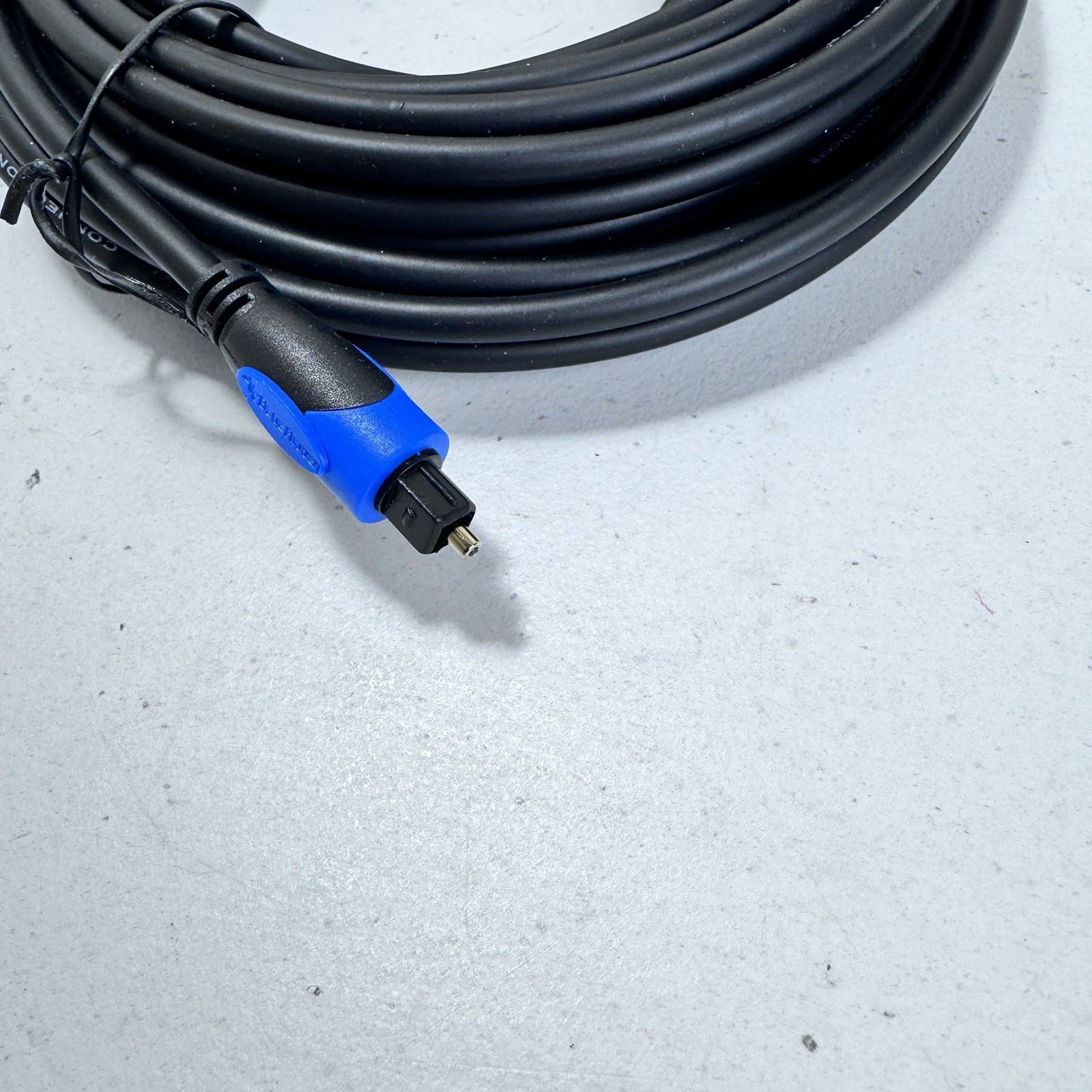 BlueRigger Digital Optical Audio Toslink Cable 25FT Fiber Optic Cord in-Wall