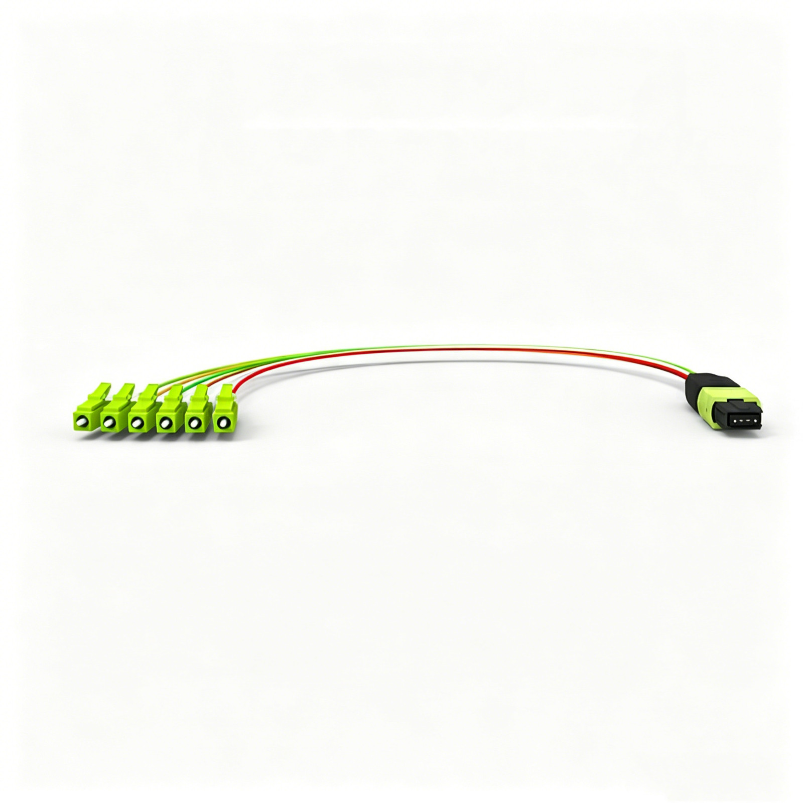 MPO to LC OM5 Multimode Breakout Cable 0.9mm Fanout Module Box Short Patch Cord