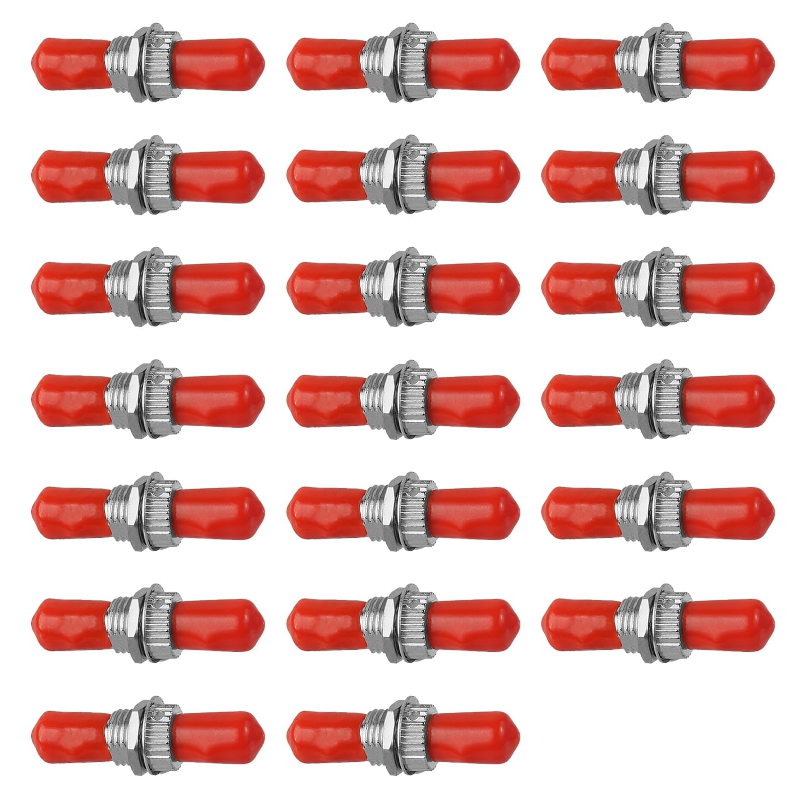 -20pcs ST Simplex Coupler ST to ST Simplex Singlemode Coupler ST to ST Bulkhe…