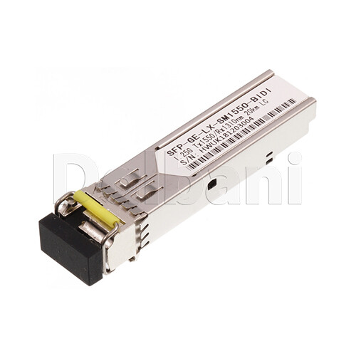 Fiber Optic Transceiver Module SFP-GE-LX-SM1550-BIDI, 1.25G Single Mode SM A/B