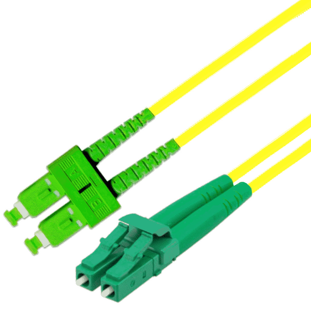 7 Meter Duplex LC/APC-LC/APC Fiber Jumper