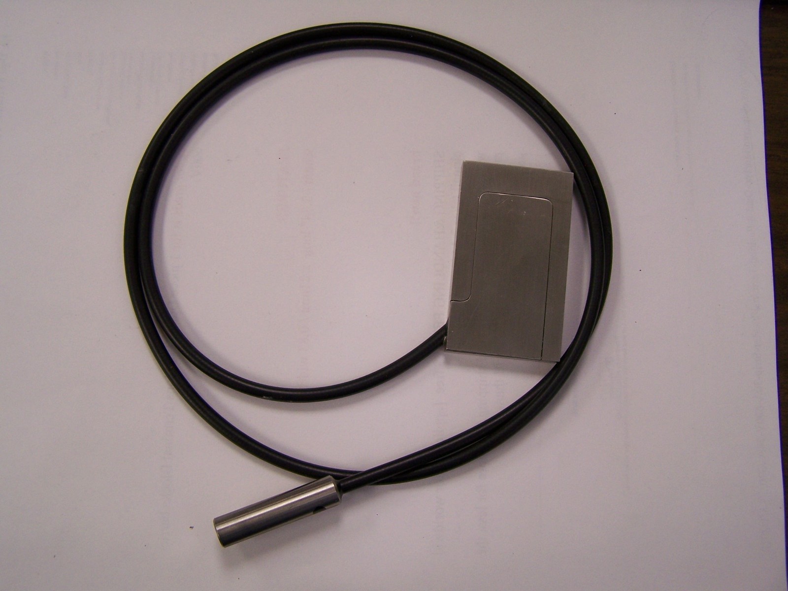FIBER OPTIC LIGHT CABLE 65MM X 38 MM X 6.9 MM THICK SS RETANGLE 8 CHANNEL LIGHT