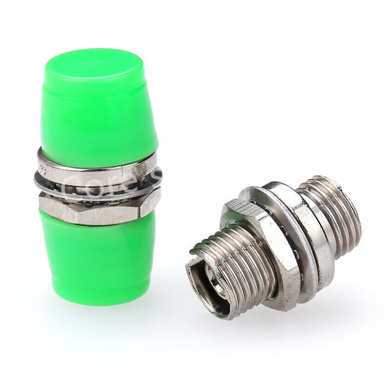 50Pcs FC-FC APC SM Fiber Optical Connector Optic Adapter Flange Coupler FC to FC