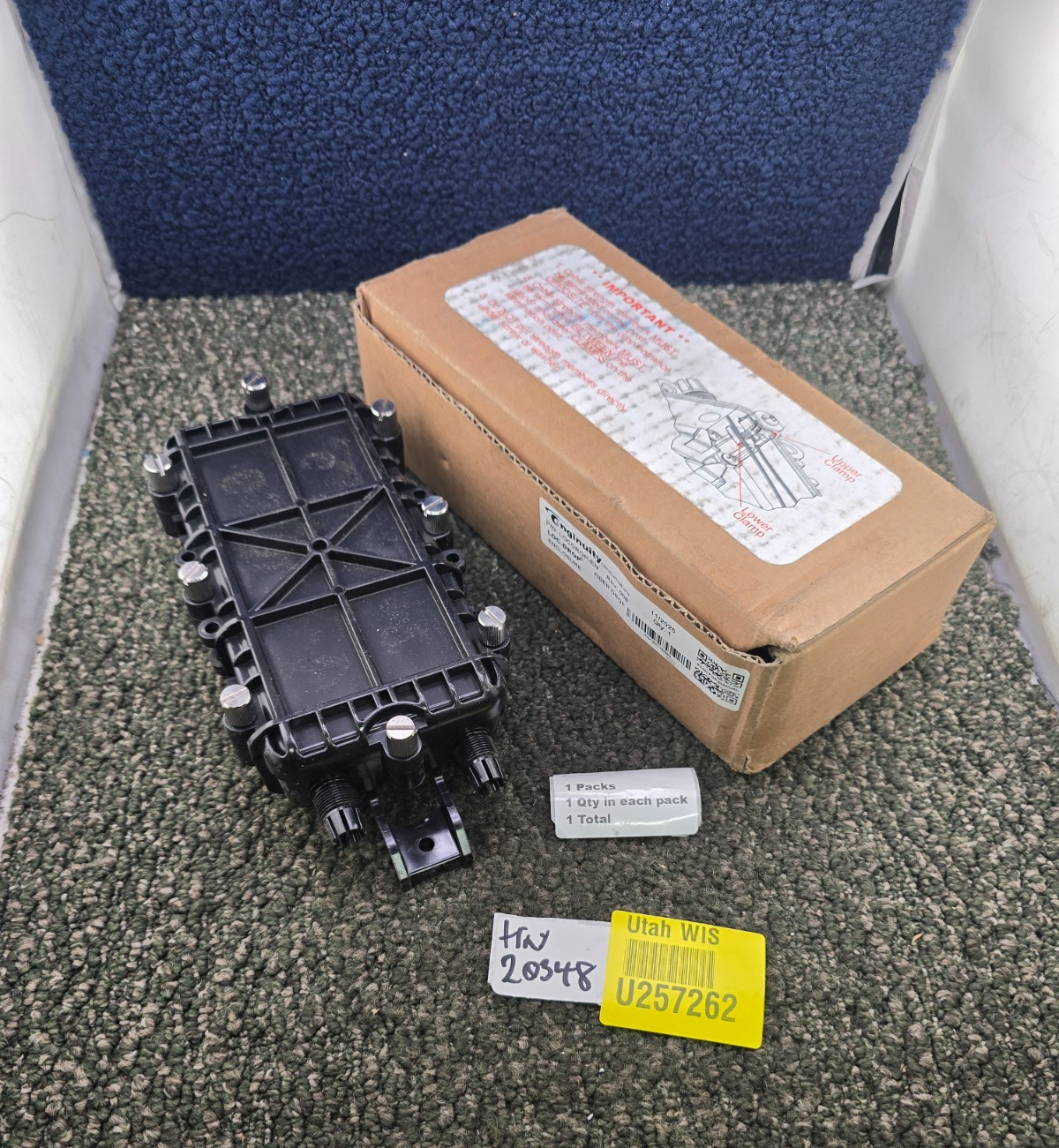 Enginuity Communications LOCDROP-EN Weatherproof Fiber Repair Splice Enclosure