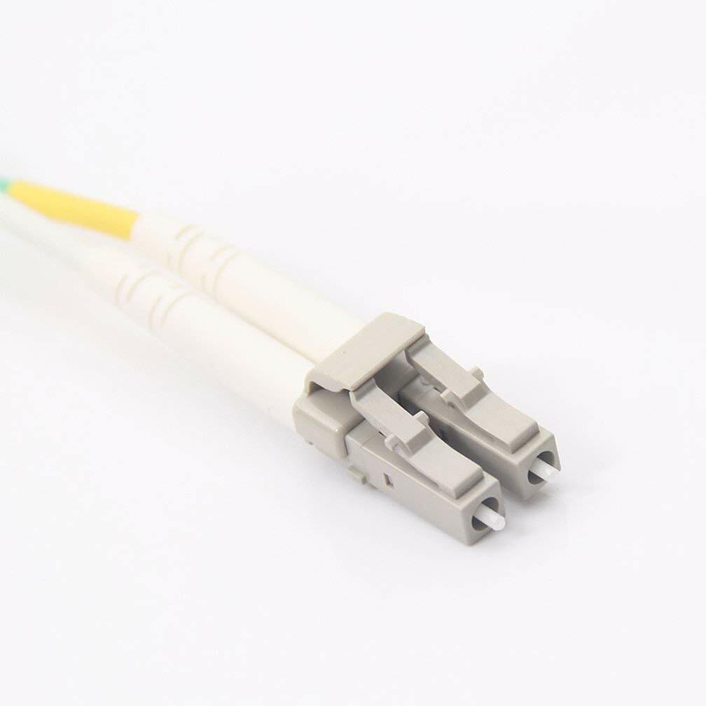 10G OM3 LC to LC Fiber Patch Cord 50/125 Multi-Mode Duplex LC Cable 50 meter