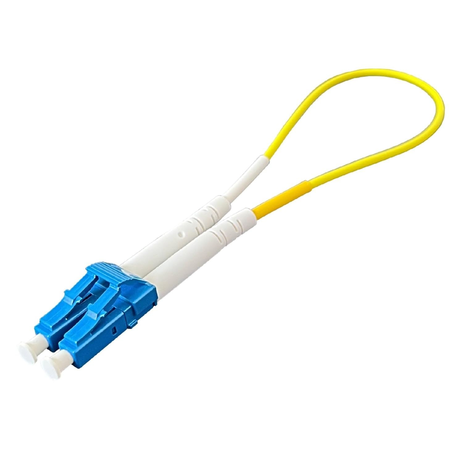 LC to LC Fiber Optic Loopback Plug OS2 Single Mode, Duplex LC/UPC -5, 10 & 20 Pk