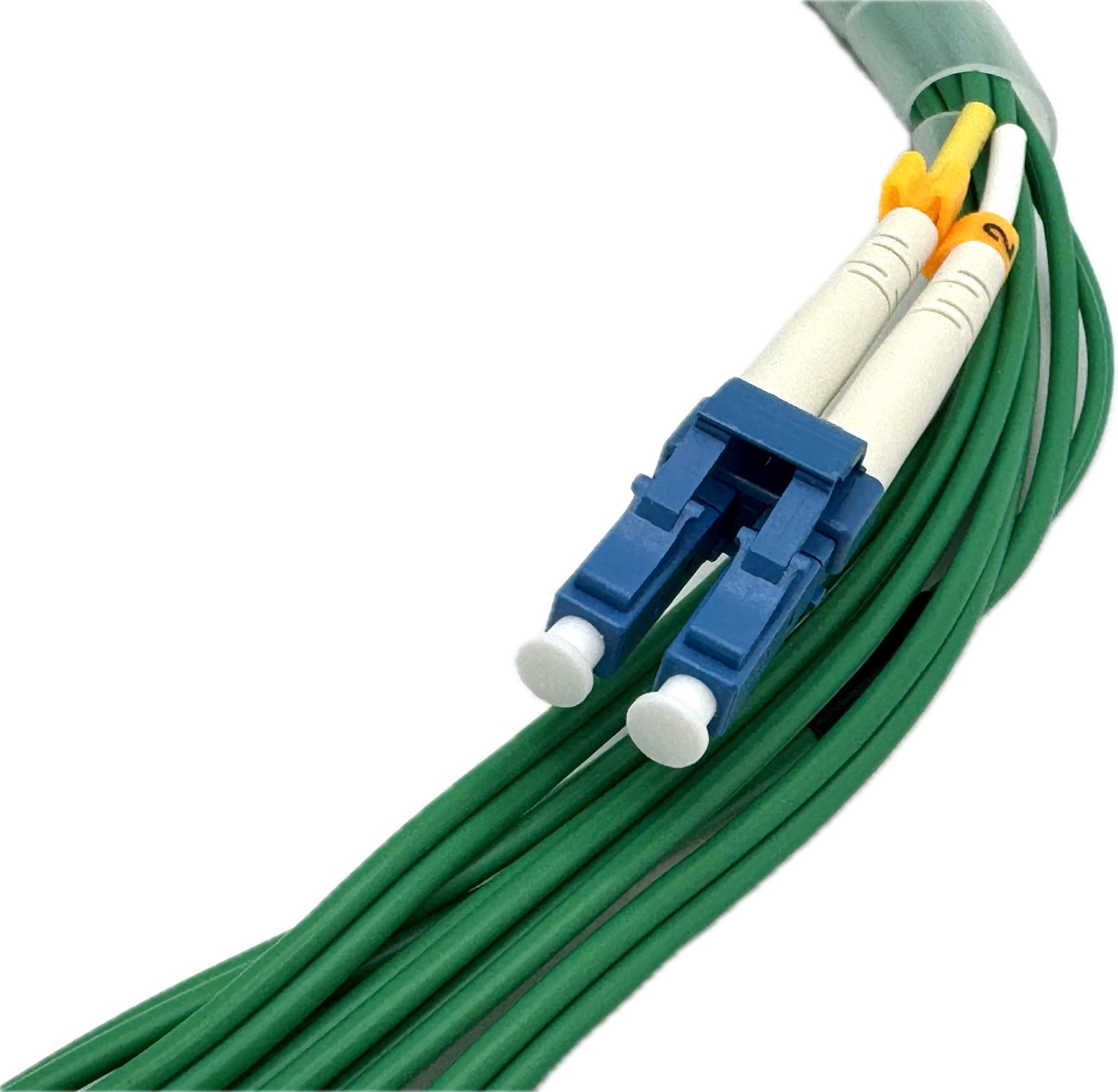 10 Pack! Single Mode Fiber Optic Patch Cable 9/125, LC to LC, 3 Meter, Green