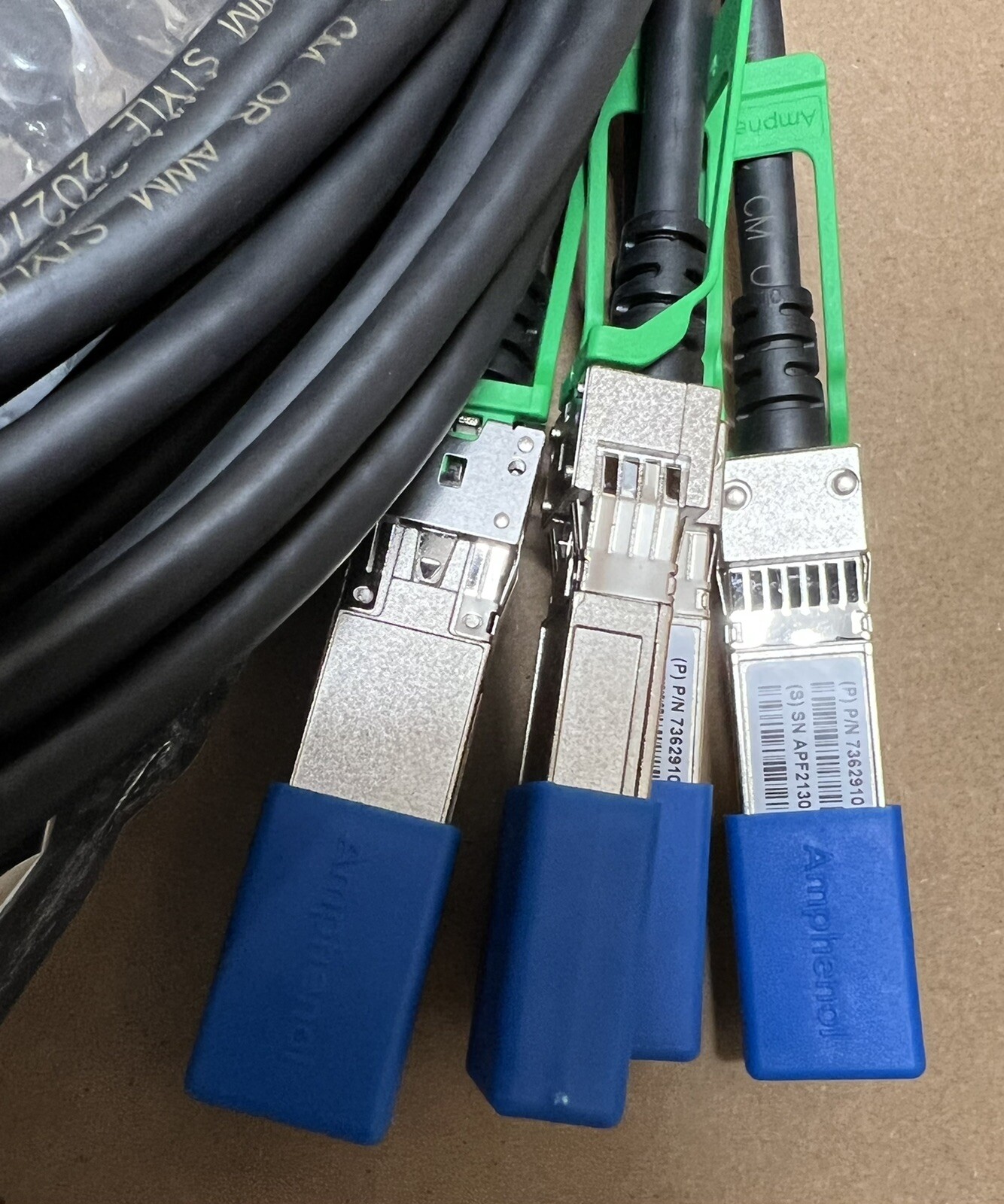 20′ Amphenol NDAQGJ Oracle QSFP To SFP Optical Transceiver Cable 7362910 ⭐NEW⭐