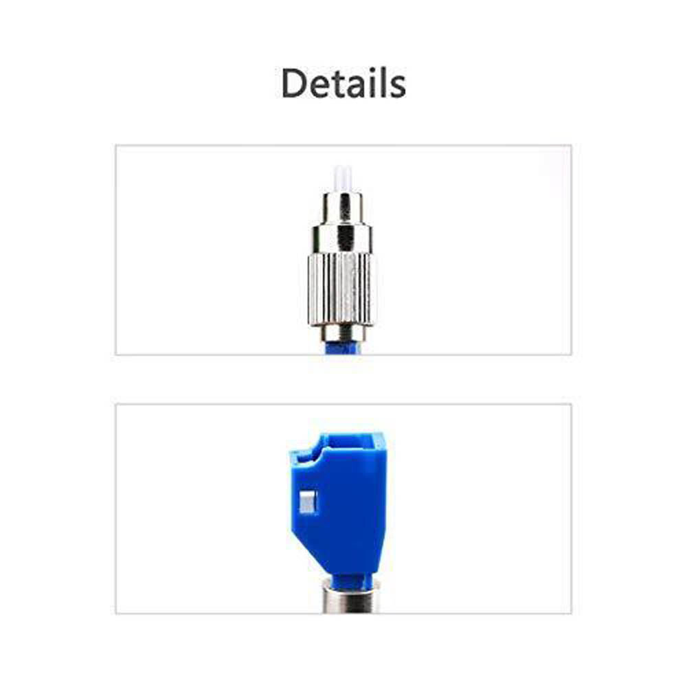 4Pcs FC Male to LC Female Fiber Optical Connector Convertor Hybrid Fiber Adapter