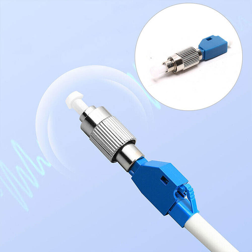 4Pcs FC Male to LC Female Fiber Optical Connector Convertor Hybrid Fiber Adapter