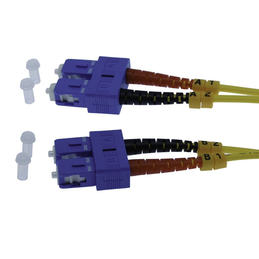 7M SC/UPC-SC/UPC Duplex Single Mode Fiber Optic Optical Patch Cable OFNR/LSZH