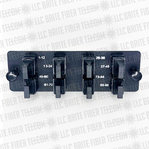 FAPH0812BLMPO PANDUIT Compatible 96 fiber adapter panel 8 PORT MPO KEY UP/Down