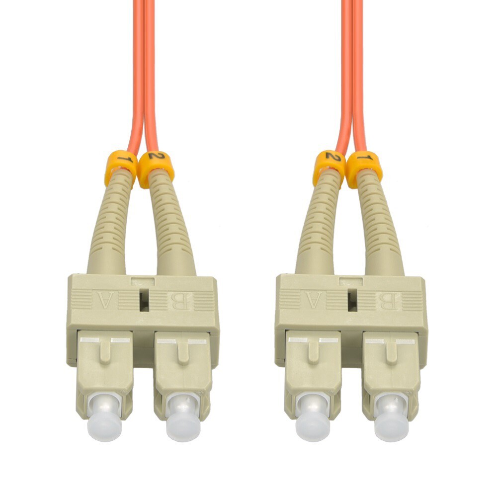 3M 10FT SC to SC Duplex 50/125 Multi Mode Fiber Optic Optical Patch Cable Cord
