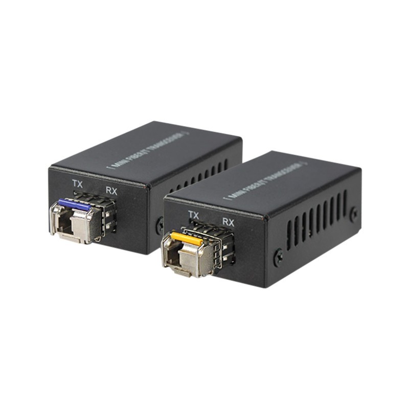 1000M Mini LC SFP Fiber Optic Transceiver 1.25Gb/S SM MM Single Duplex Fiber 3KM