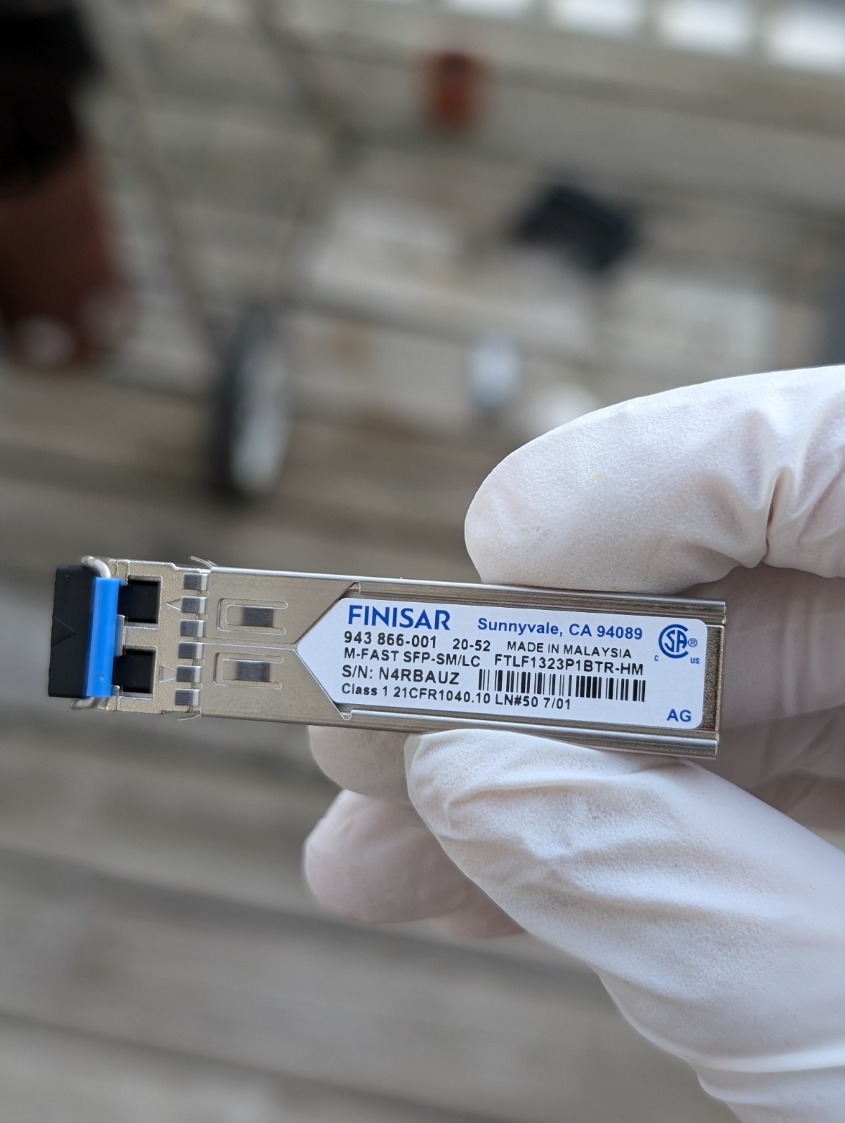 Hirschmann 943 866-001 M-FAST SFP-SM/LC Transceiver P/N: FTLF1323P1BTR-HM
