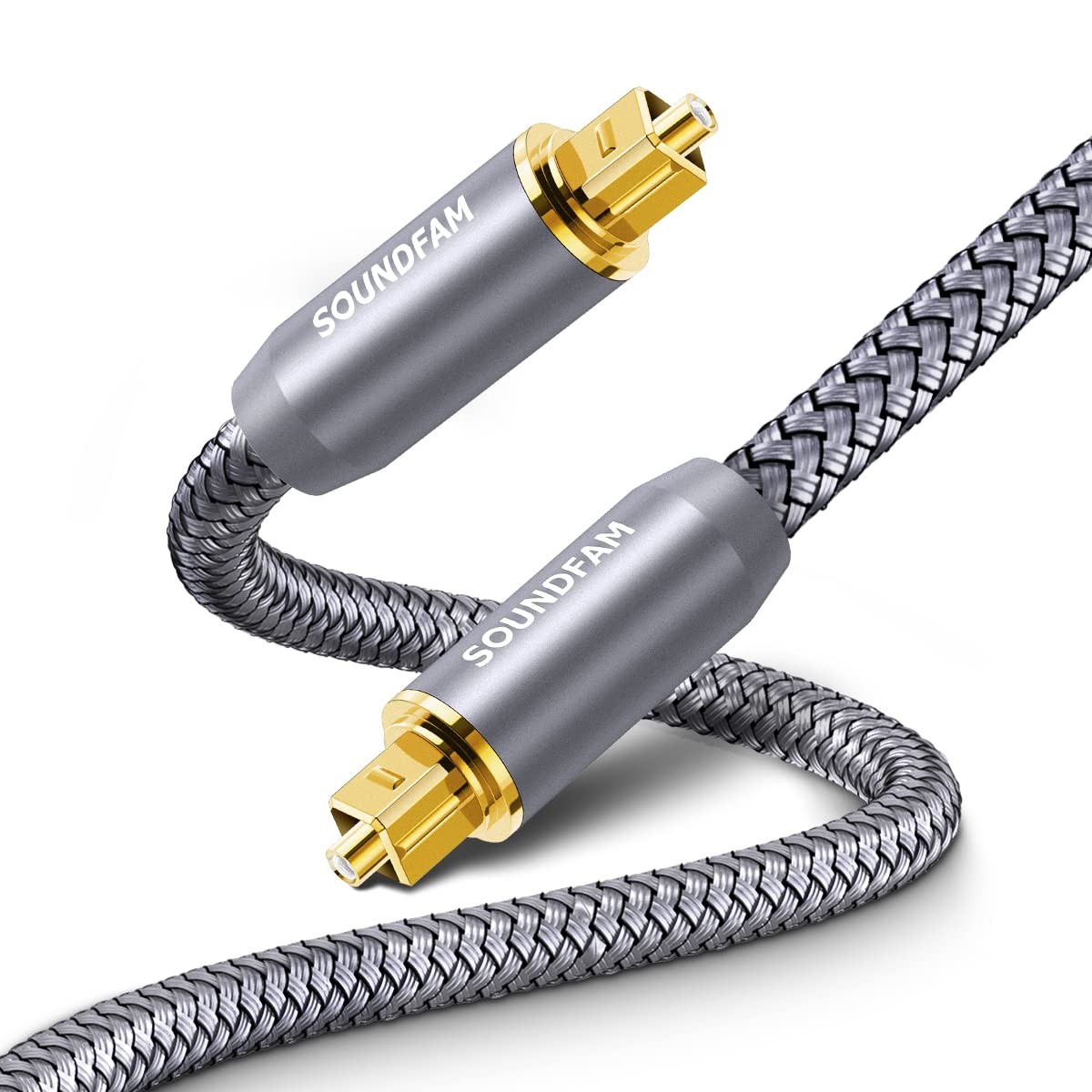 Optical Audio Cable,TOSLINK Cable to Fiber Optic Cord Sound bar,Home Theater,…
