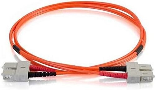 LEGRAND 33011 C2G 12M SC-SC 50/125 OM2 DPX MM FIBER OPTIC CABLE – ORANGE 39.4 FT